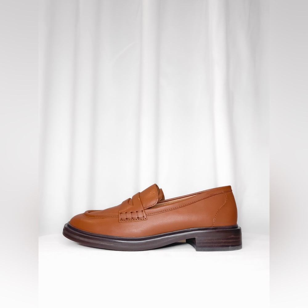 Madewell Vernon Loafers in Dried Maple Brown • NIB